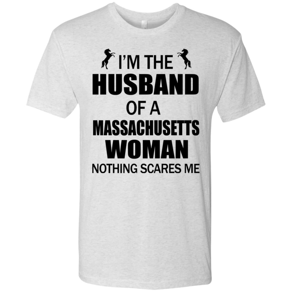 I'm The Husband Of A Massachusetts Woman T-shirt - T-shirt Teezalo