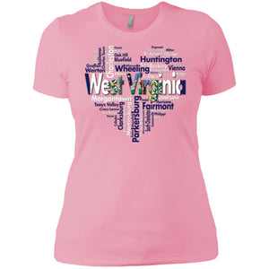 West Virginia Heart T Shirt - T-shirt Teezalo