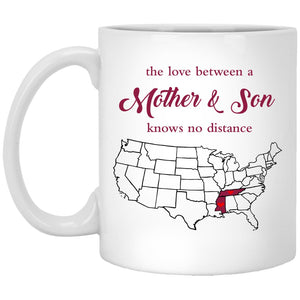 Tennessee Mississippi The Love Between Mother And Son Mug - Mug Teezalo