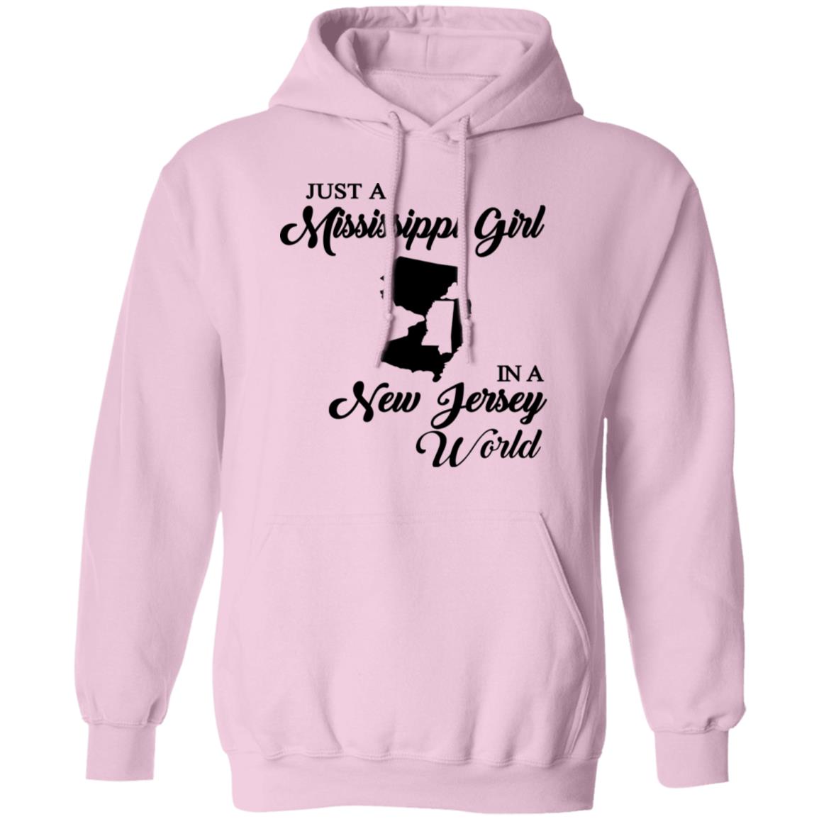 Just A Mississippi Girl In A New Jersey World T-Shirt - T-shirt Teezalo