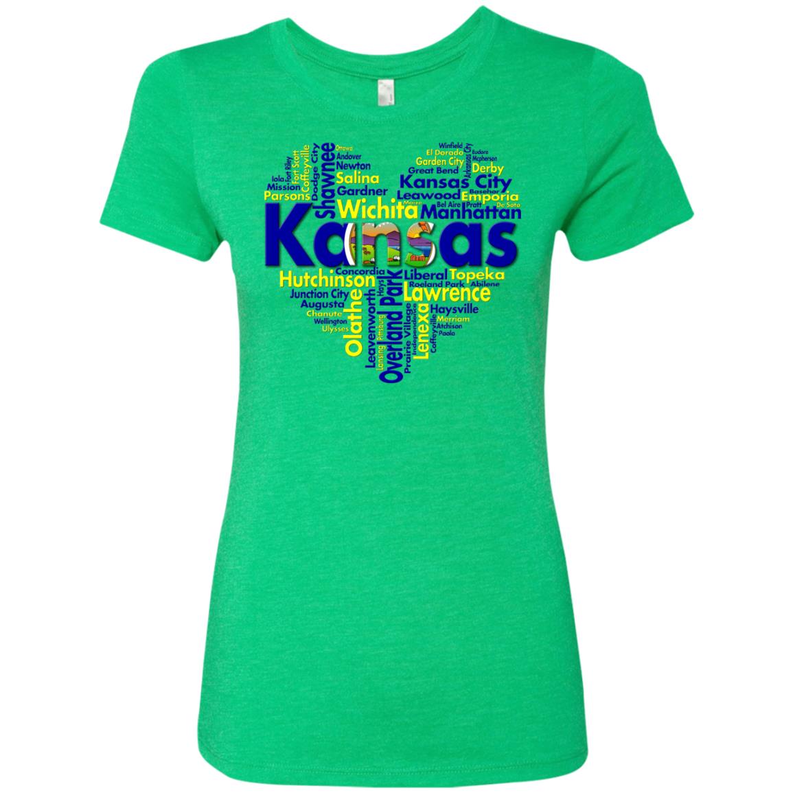 Kansas City Heart T Shirt - T-shirt Teezalo