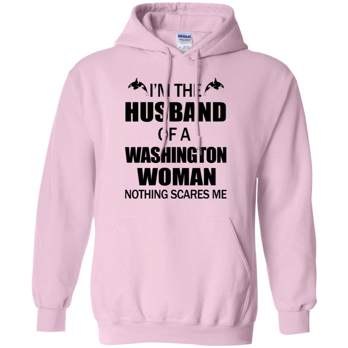 I'm The Husband Of A Washington Woman T-Shirt - T-shirt Teezalo