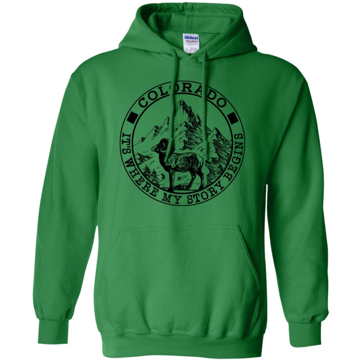 Colorado It's Where My Story Begins Hoodie - Hoodie Teezalo