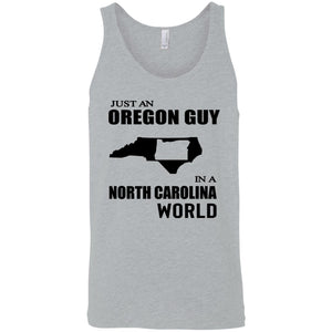 Just An Oregon Guy In North Carolina World Hoodie - Hoodie Teezalo