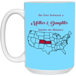 Kansas Colorado The Love Between Mother And Daughter Mug - Mug Teezalo