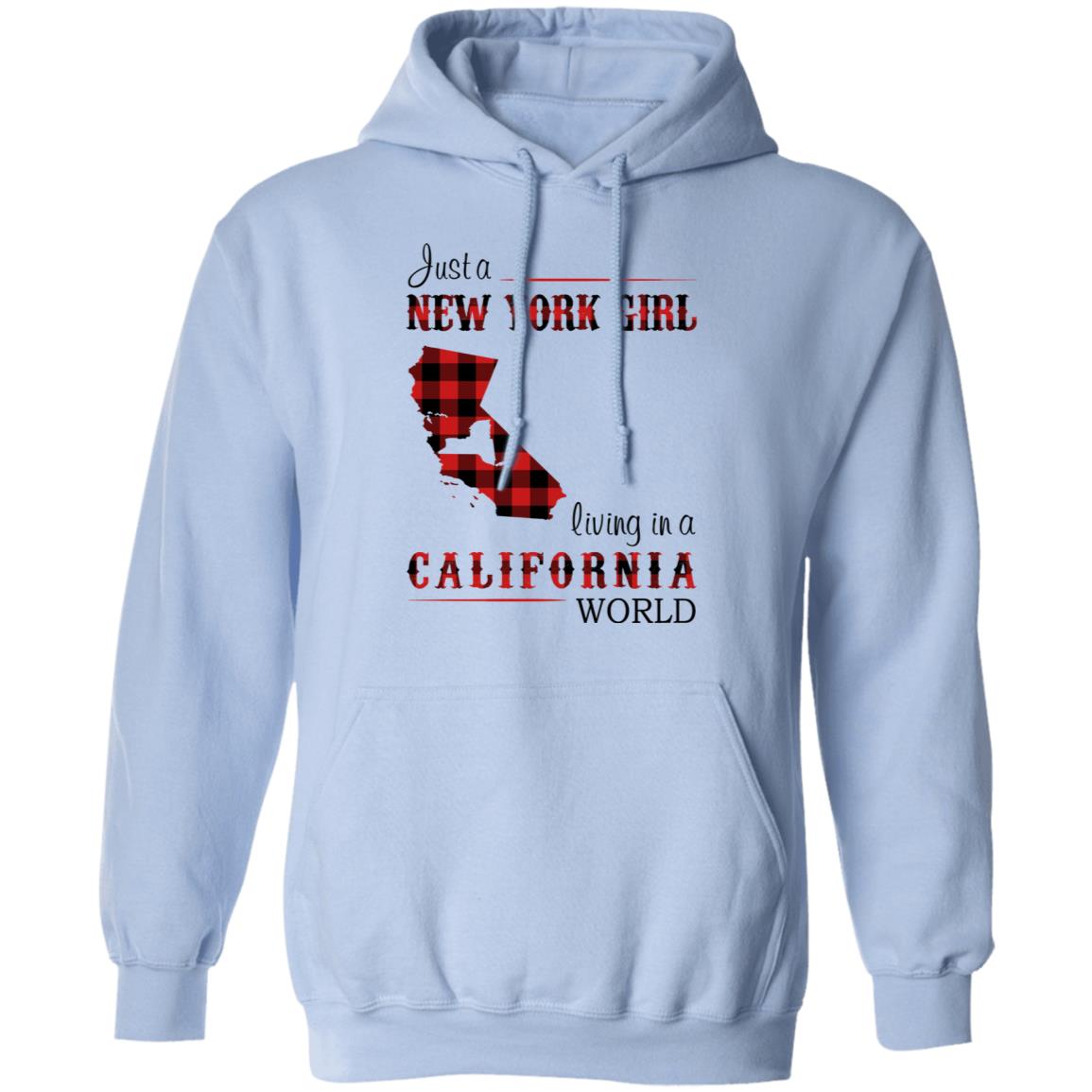 Just A New York Girl Living In California World T-Shirt - T-shirt Teezalo