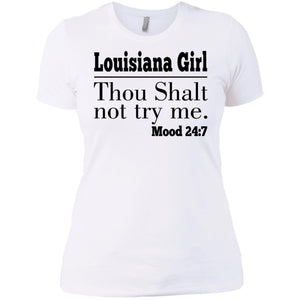 Louisiana Girl Thou Shalt T-Shirt - T-shirt Teezalo