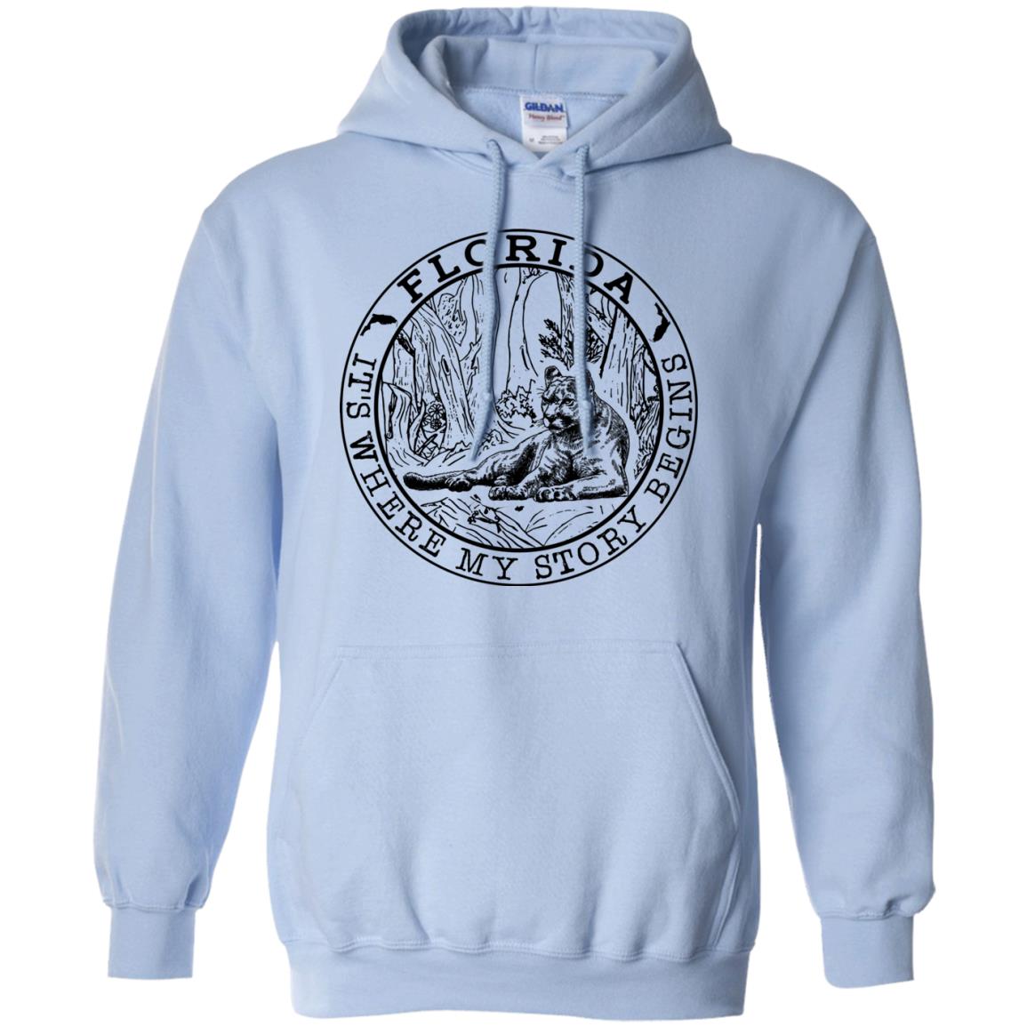 Florida It's Where My Story Begins Hoodie - Hoodie Teezalo