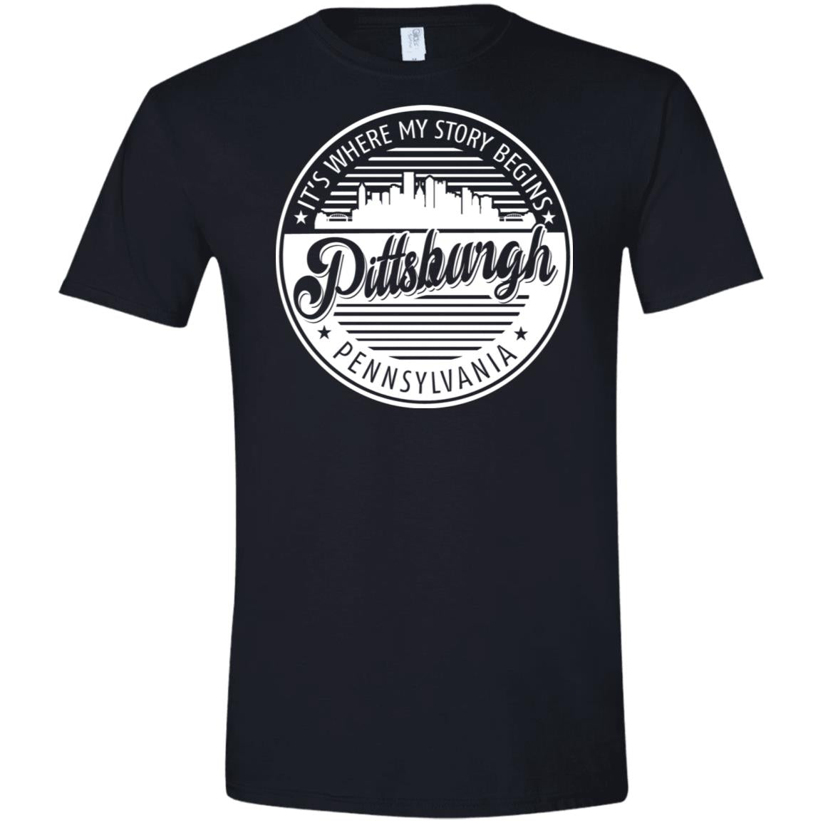 Pittsburgh It's Where My Story Begins T-Shirt - T-shirt Teezalo