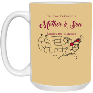 Ohio New York The Love Mother And Son Mug - Mug Teezalo