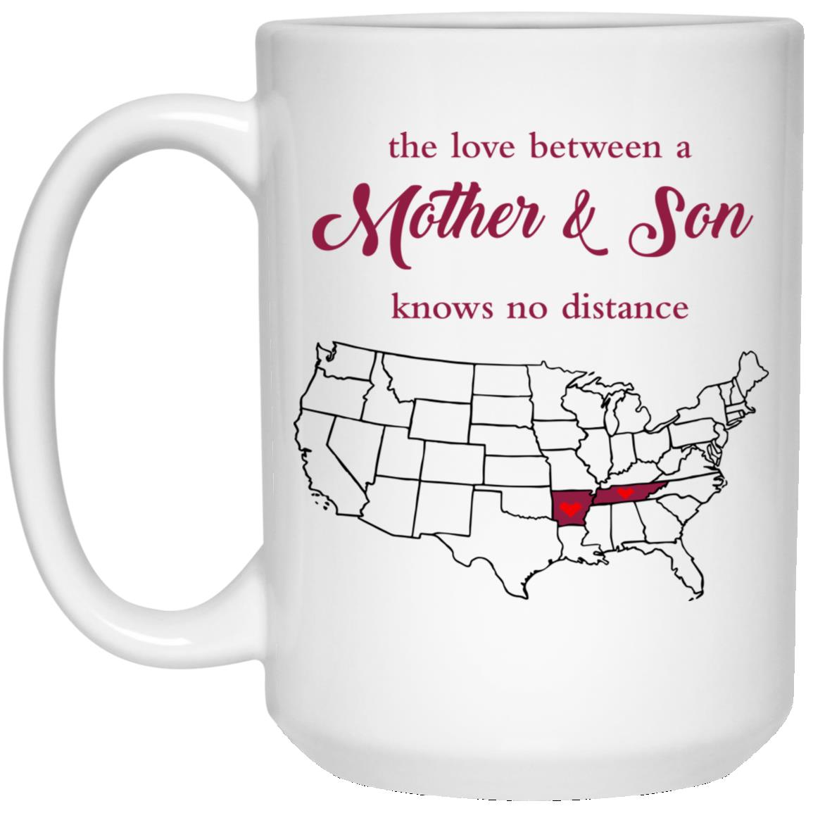Arkansas Tennessee The Love Between Mother And Son Mug - Mug Teezalo