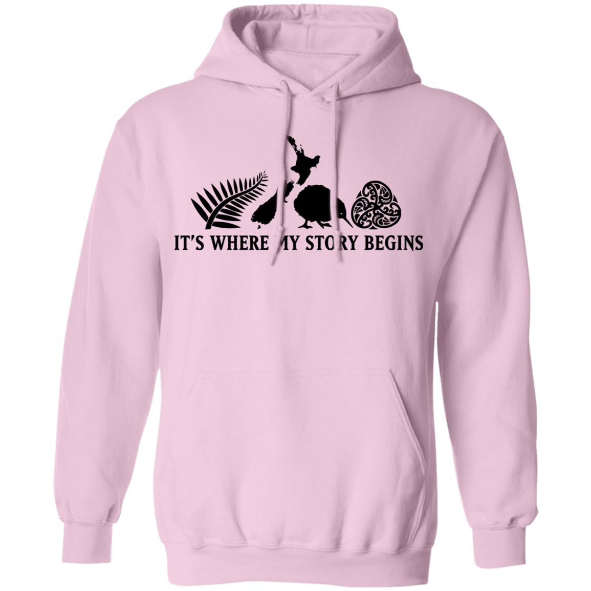 New Zealand It's Where My Story Begins Hoodie - Hoodie Teezalo