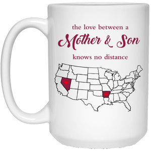 Arkansas Nevada The Love Between Mother And Son Mug - Mug Teezalo