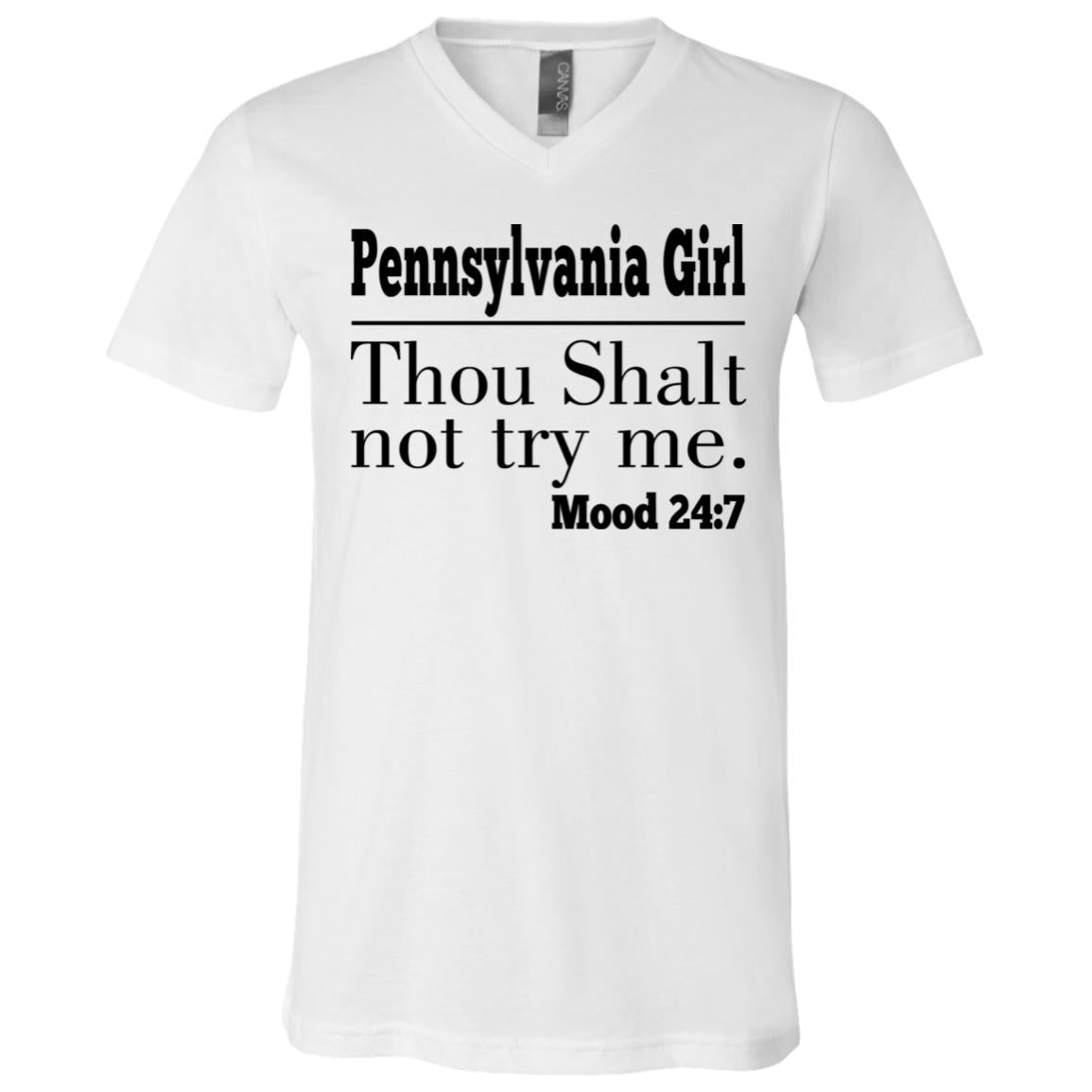 Pennsylvania Girl Thou Shalt Not Try Me T-Shirt - T-shirt Teezalo