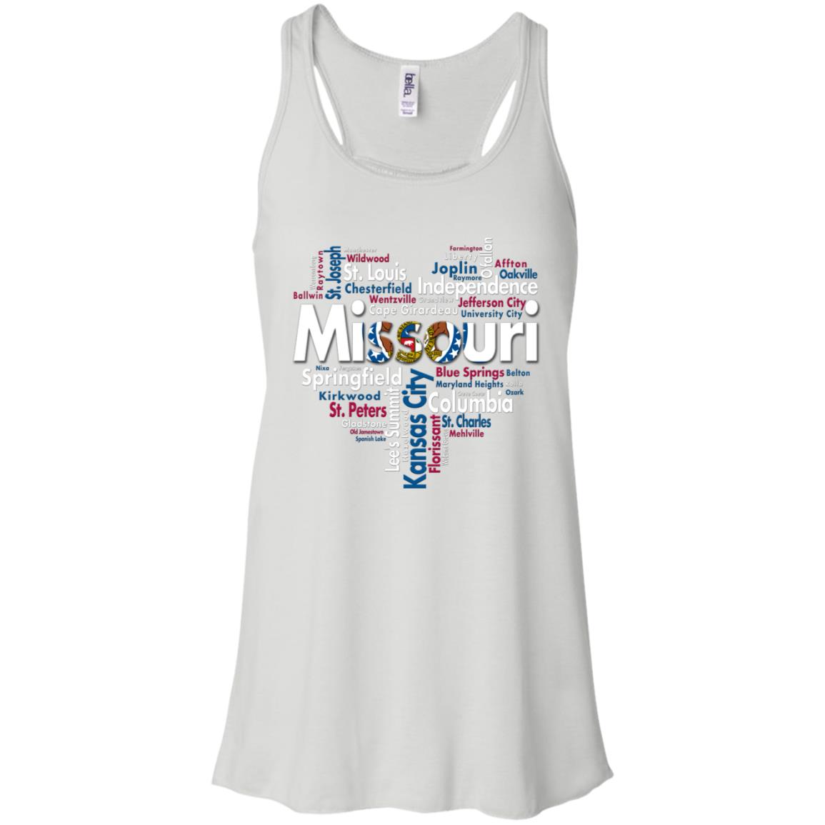 Missouri City Heart Tank - T-shirt Teezalo
