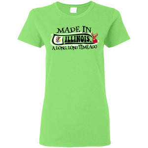 Made In Illinois A Long Long Time Ago T-shirt - T-shirt Teezalo