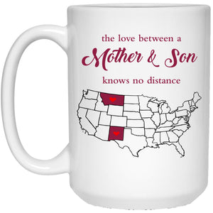 Montana New Mexico The Love Between Mother And Son Mug - Mug Teezalo