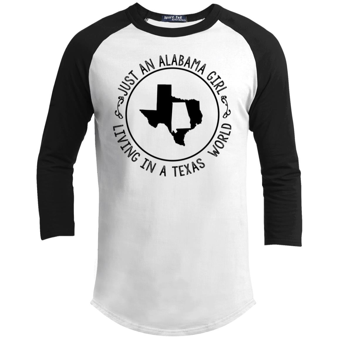 Alabama Girl Living In Texas World T-Shirt - T-shirt Teezalo