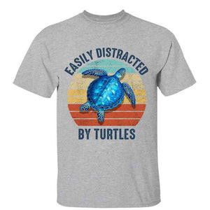 Easily Distracted By Turtle Personalized T-shirt