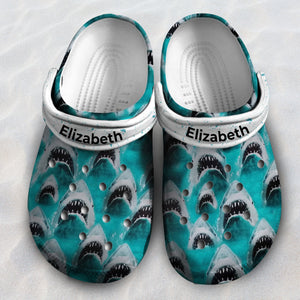 Shark Lovers Personalized Clogs Shoes For Shark Lovers HH1213