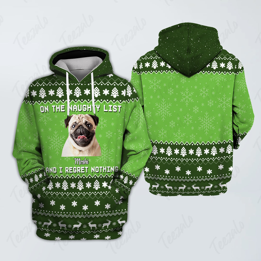 Custom Christmas Hoodie Dog Face Cat Face Christmas Hoodies For Womens Mens