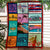 Hawaii Fleece Blanket With Flag And Sayings - Fleece Blanket Born Teezalo