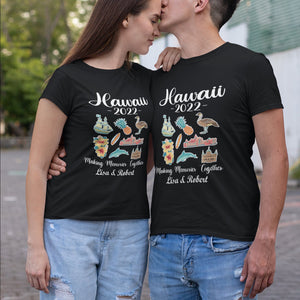 Making Memories Together Family Vacation Personalized T-shirt - T-shirt Vacation Teezalo