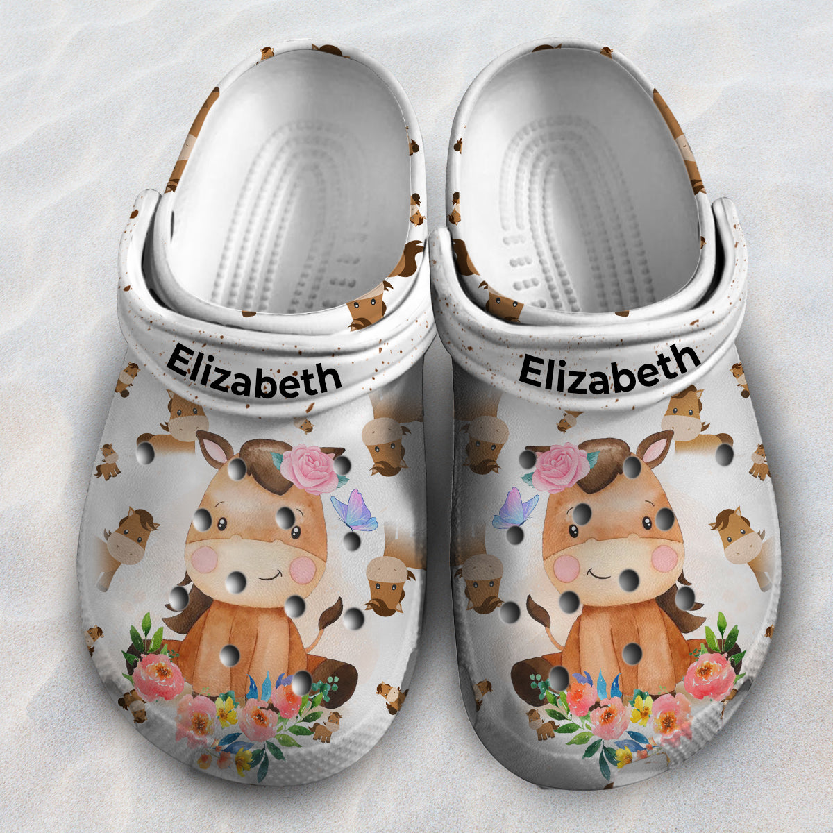Horse Cute Personalized Clogs Shoes Gifts for Horse Lovers