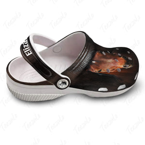 Horse Face Personalized Clogs Shoes With Skin