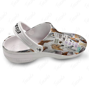 Horse Personalized Clogs Shoes With Cute And Quotes