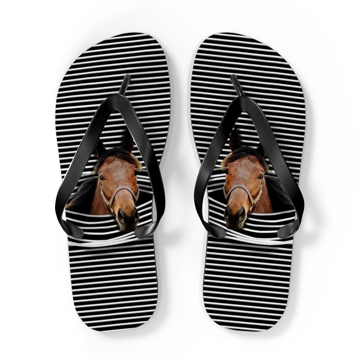 Horse Hole Flip Flops - Flip Flops Pet Teezalo