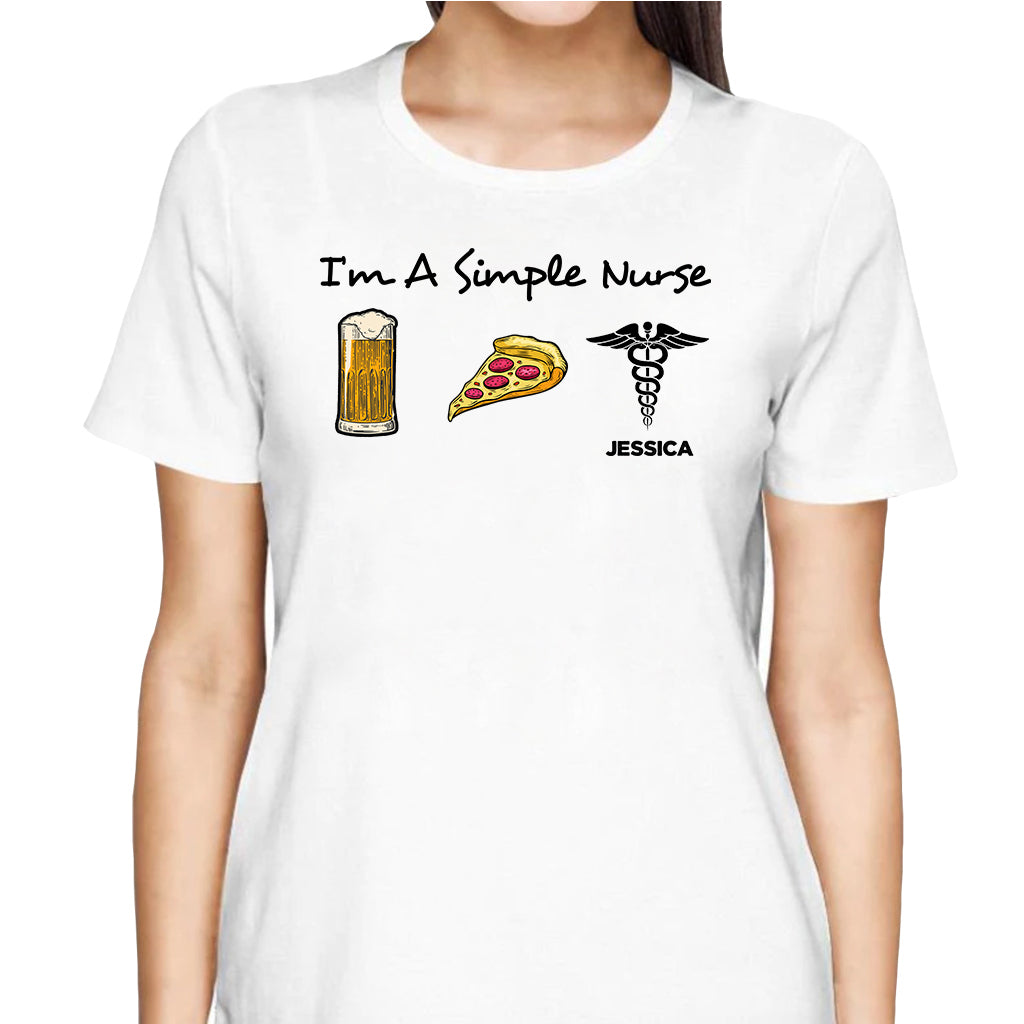 I'm A Simple Nurse Personalized T-shirt