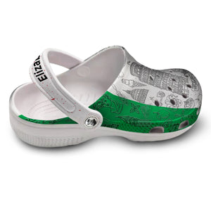 Italia Flag Personalized Clogs Shoes With Your Name