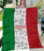 Italy Flag And Symbols Personalized Fleece Blanket With Your Name