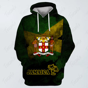 Jamaica Jamaican Flag Pride Personalized Hoodie