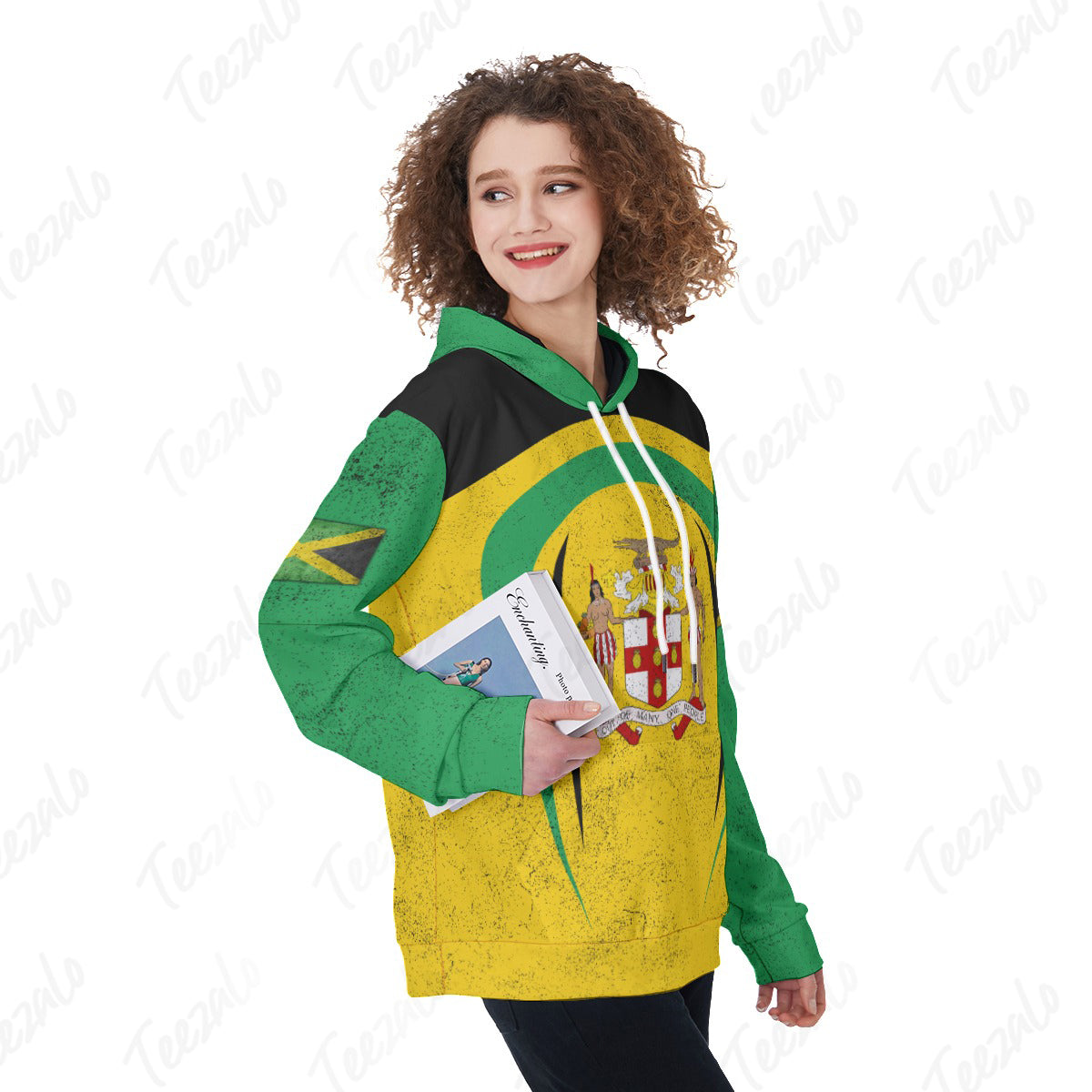 Jamaica Flag Cover Custom Your Name 3D Hoodie