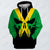 Jamaica Flag Skull 3D Personalized Men Hoodie