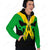 Jamaica Flag Skull 3D Personalized Men Hoodie