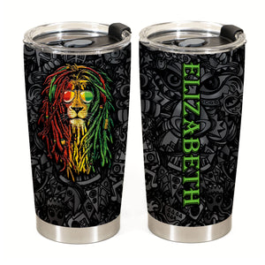 Jamaica Symbols Personalized 20z Stainless Steel Cup - Tumbler Born Teezalo