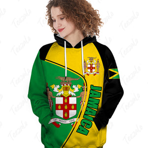 Jamaica Flag 3D Personalized Hoodie for Men Women