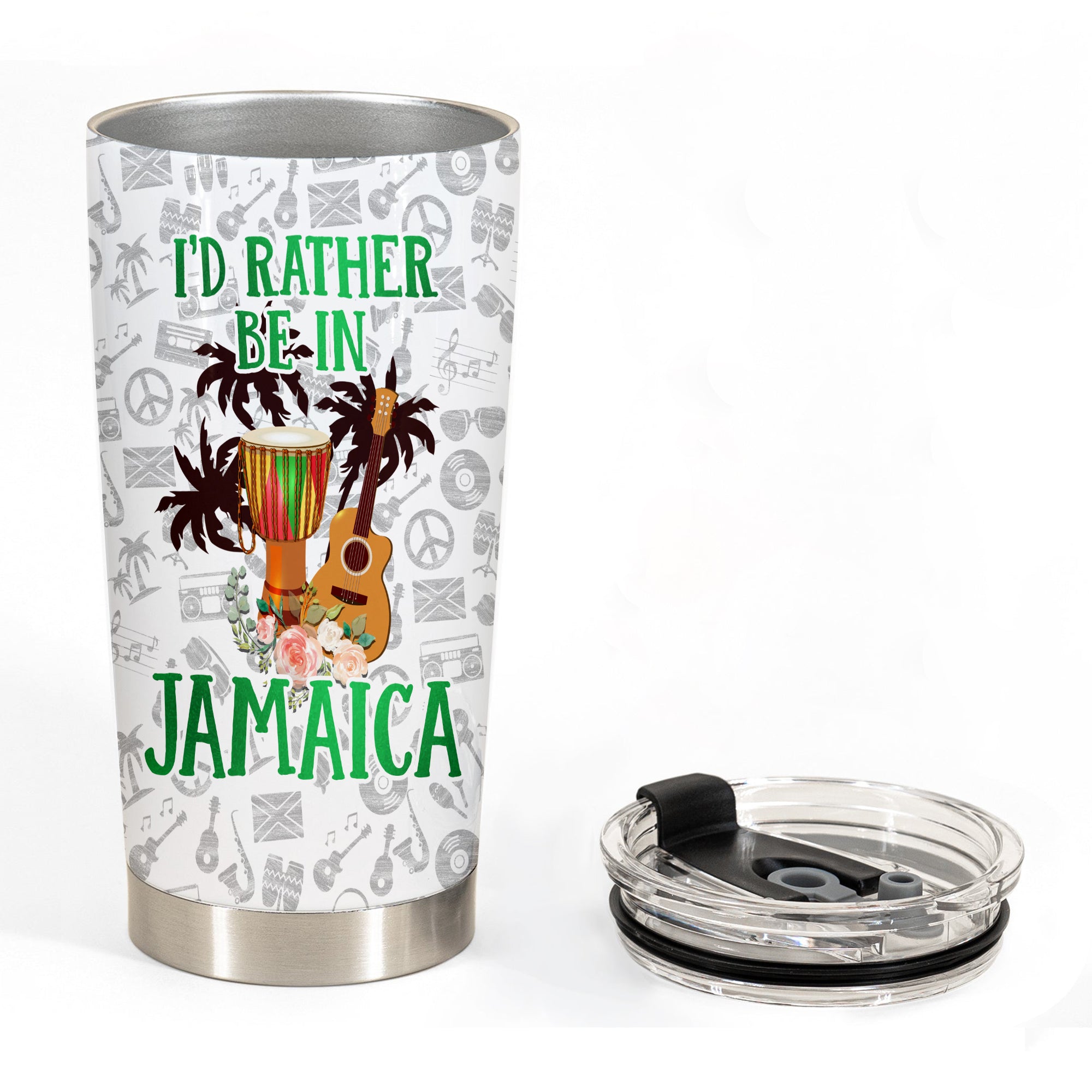 Jamaican Girls Are Sunshine Personalized Tumbler - Teezalo