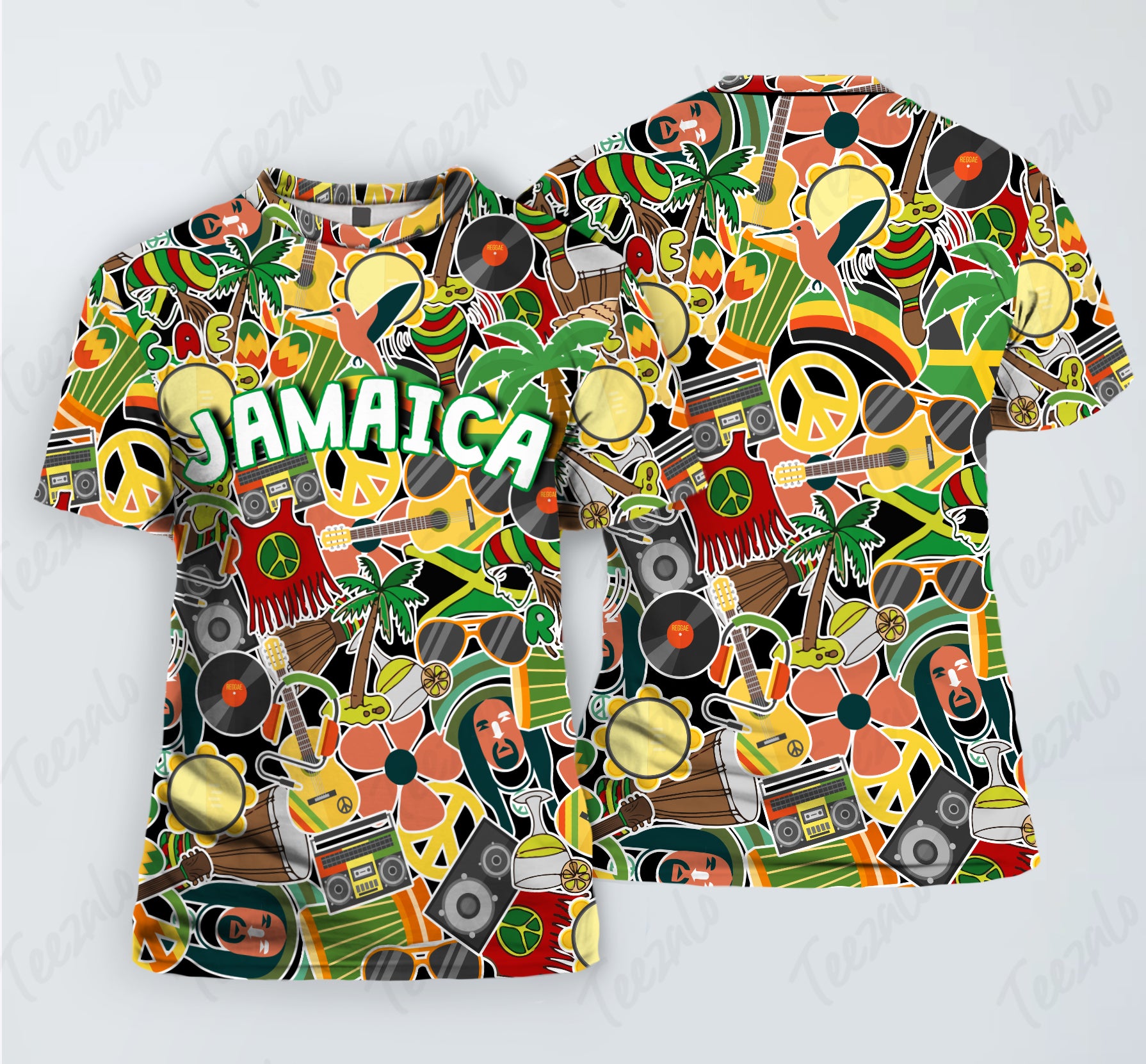 Jamaican shirts best sale