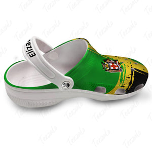 Pride Jamaican Jamaica Flag Personalized Clog Shoes - Crocs Born Teezalo