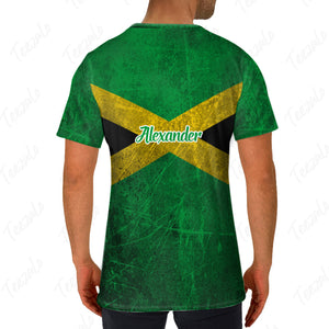 Jamaica Coat Of Arms Custom Your Name 3D T-shirt