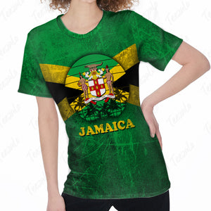 Jamaica Coat Of Arms Custom Your Name 3D T-shirt