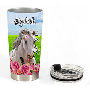 Just A Girl Who Loves Horse Personalized Tumbler