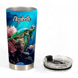 Just A Girl Who Loves Turtles Personalized Tumbler