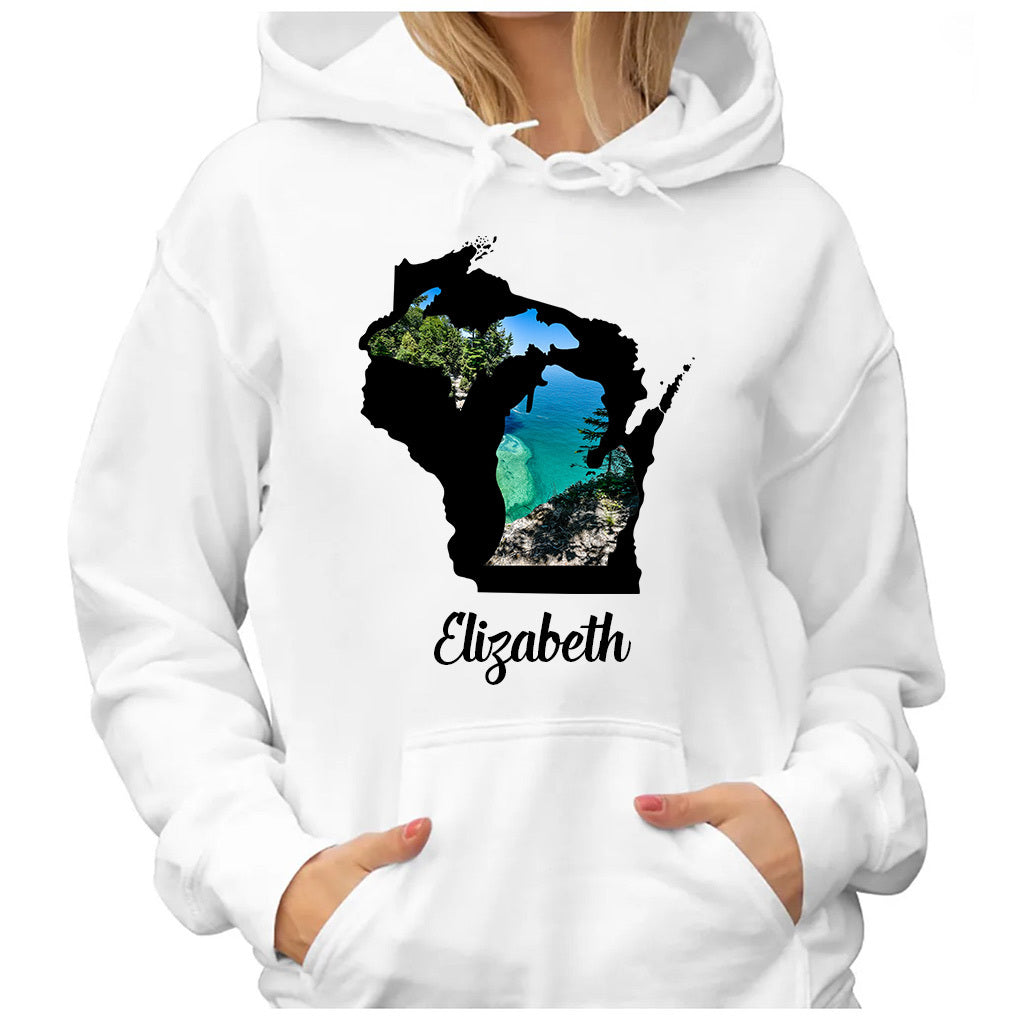 Living In Wisconsin And You're From Michigan Personalized T-shirt