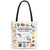 Long Distance Gift For Mom Tote Bag, Love Knows No Distance - Bags Teezalo