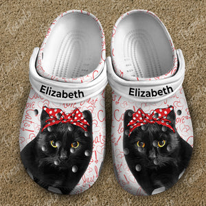 Just Love Cat Personalized Clogs Shoes